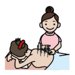 藤本鍼灸治療院の出張訪問鍼灸治療画像